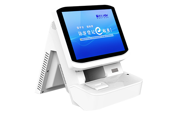 臺(tái)式雙屏人證比對(duì)訪客機(jī) 訪客管理系統(tǒng)TSV-5SD